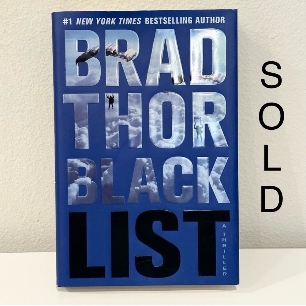 💥SOLD💥Black List by Brad Thor Hardback Book